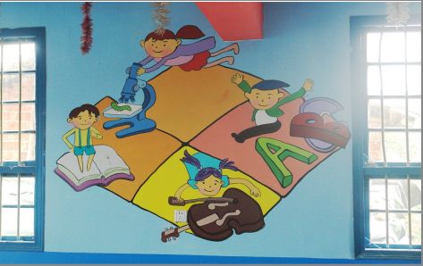 赣州幼儿园墙体手绘