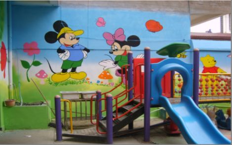 赣州幼儿园室外彩绘